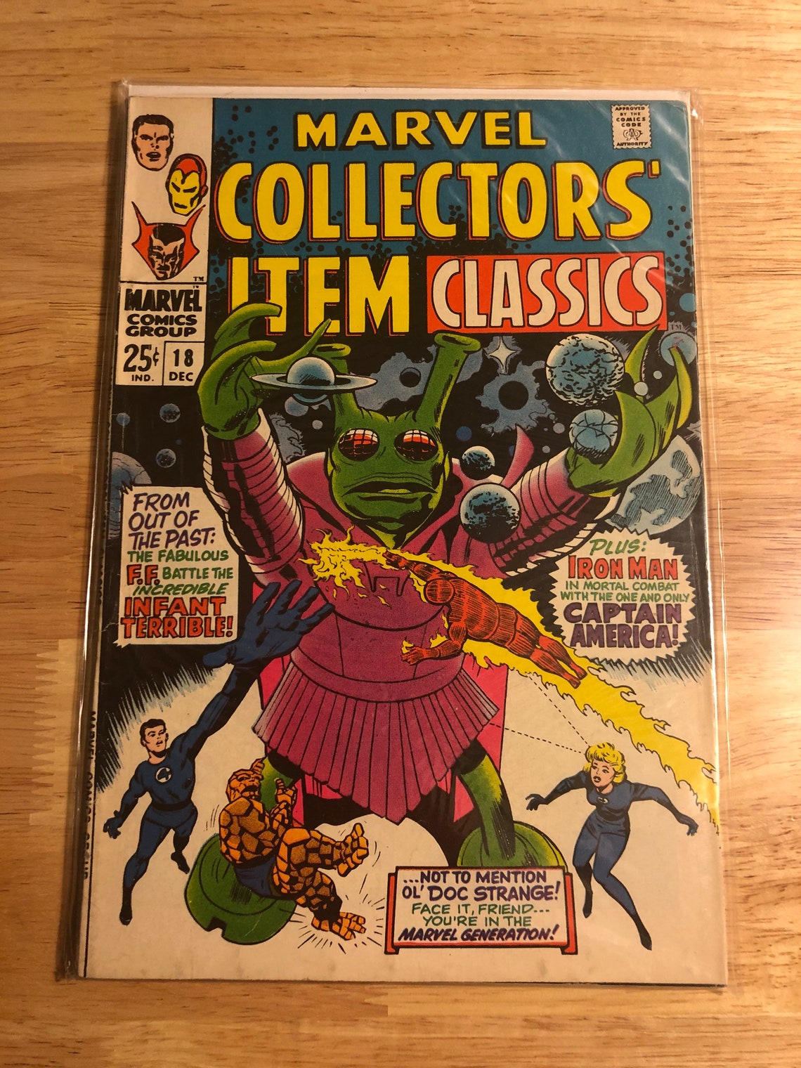 Vintage Marvel Collectors Item Classics Dec 18 Comic Book Etsy