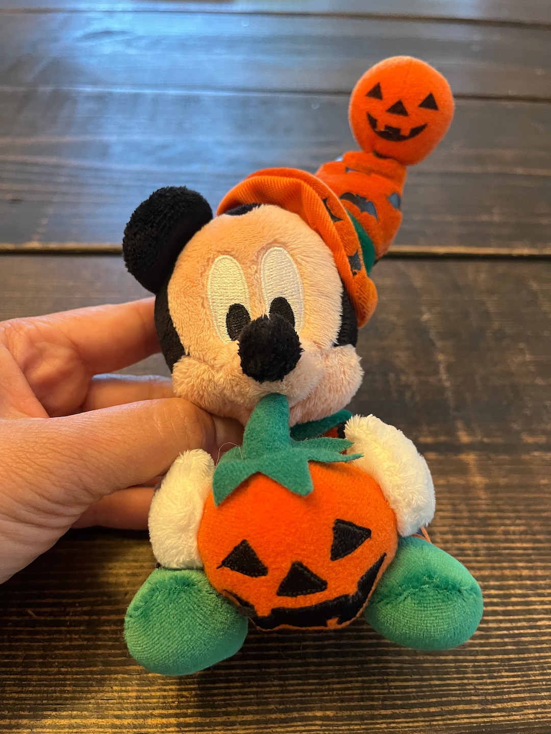 Disney Halloween Mickey Mouse Plush Stuffed Animal Etsy