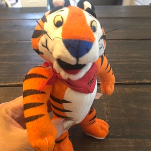 Vintage 1997 Tony the Tiger Kelloggs Frosted Flakes Plush Stuffed Animal