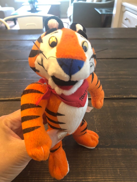 Vintage 1997 Tony the Tiger Kelloggs Frosted Flakes Plush Stuffed