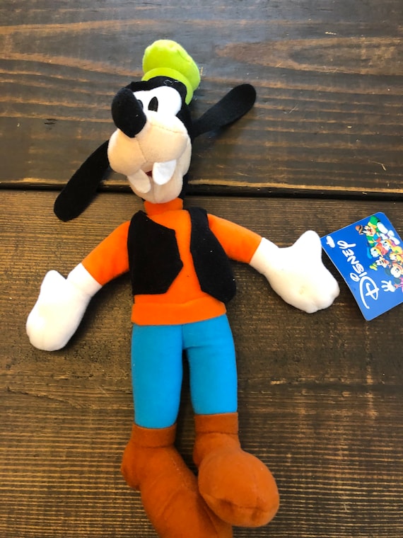 Disney Goofy Plush Stuffed Animal Etsy