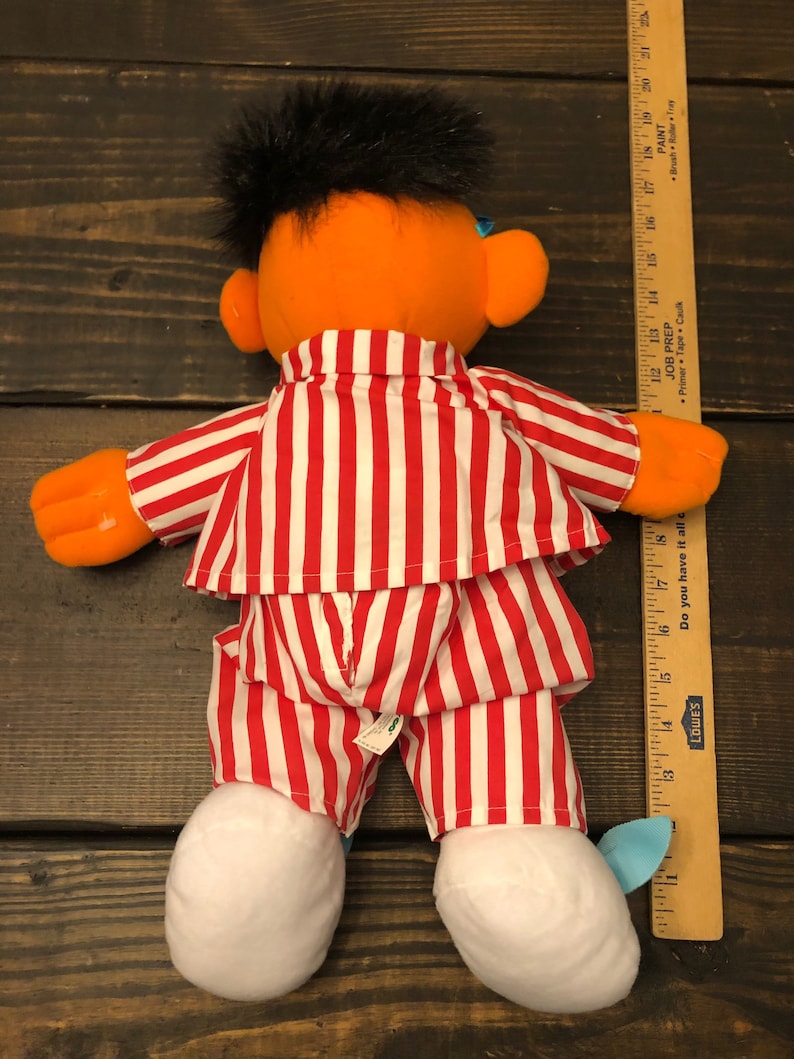 Sesame Street Sleeping Ernie Talking Plush Stuffed Toy Etsy