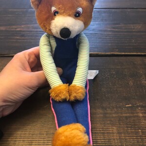 Vintage 1981 Amtoy Plush Teddy Bear  Stuffed Animal