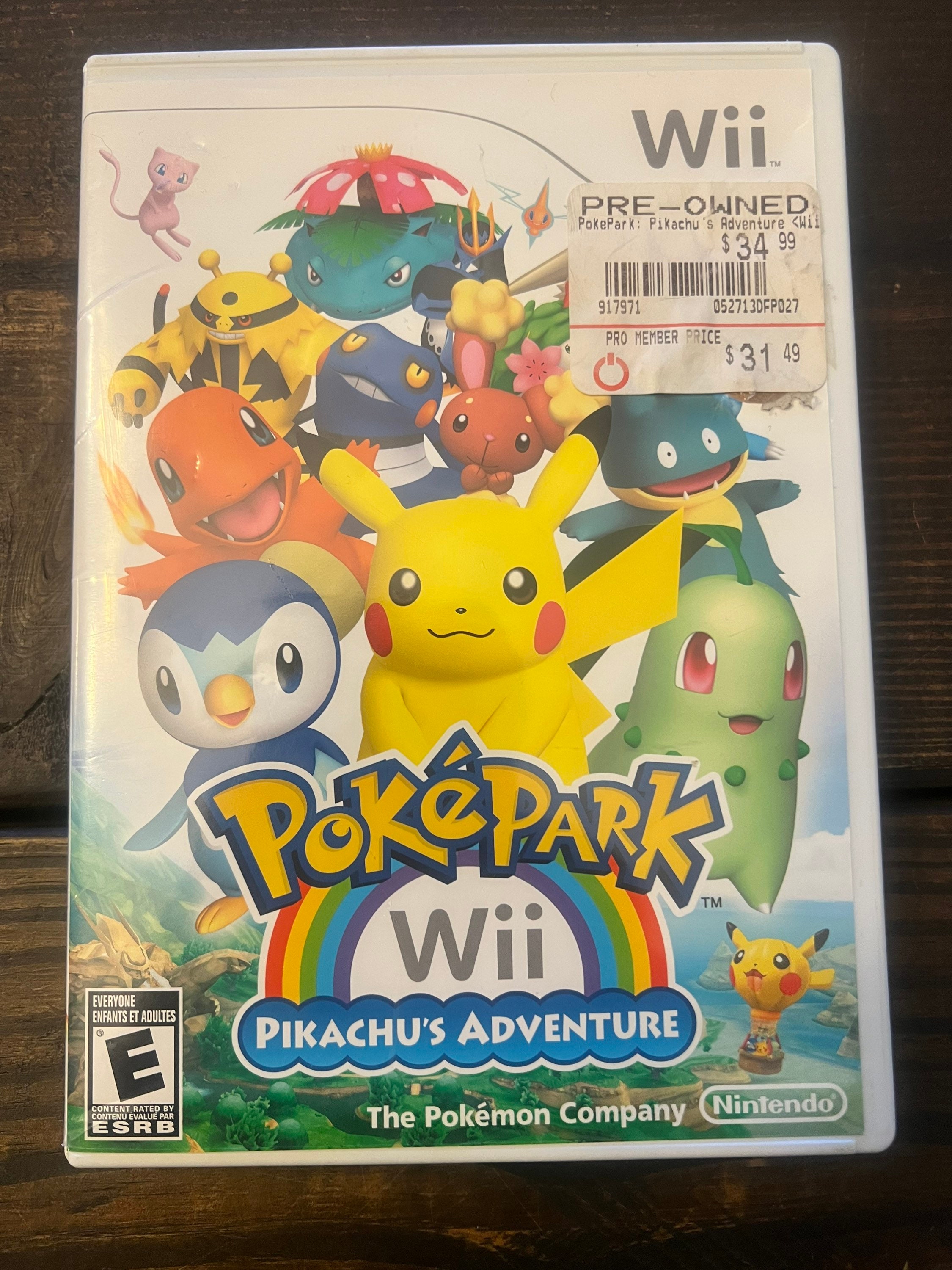 Pokepark Wii Pikachu's Adventure nintendo Wii Not Complete Video