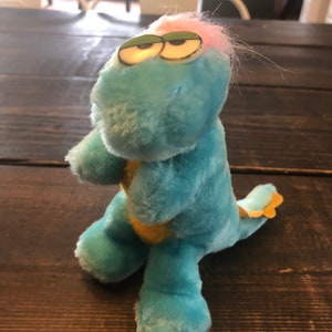 Vintage 1987 ACE novelty Dinosaur Stuffed Animal
