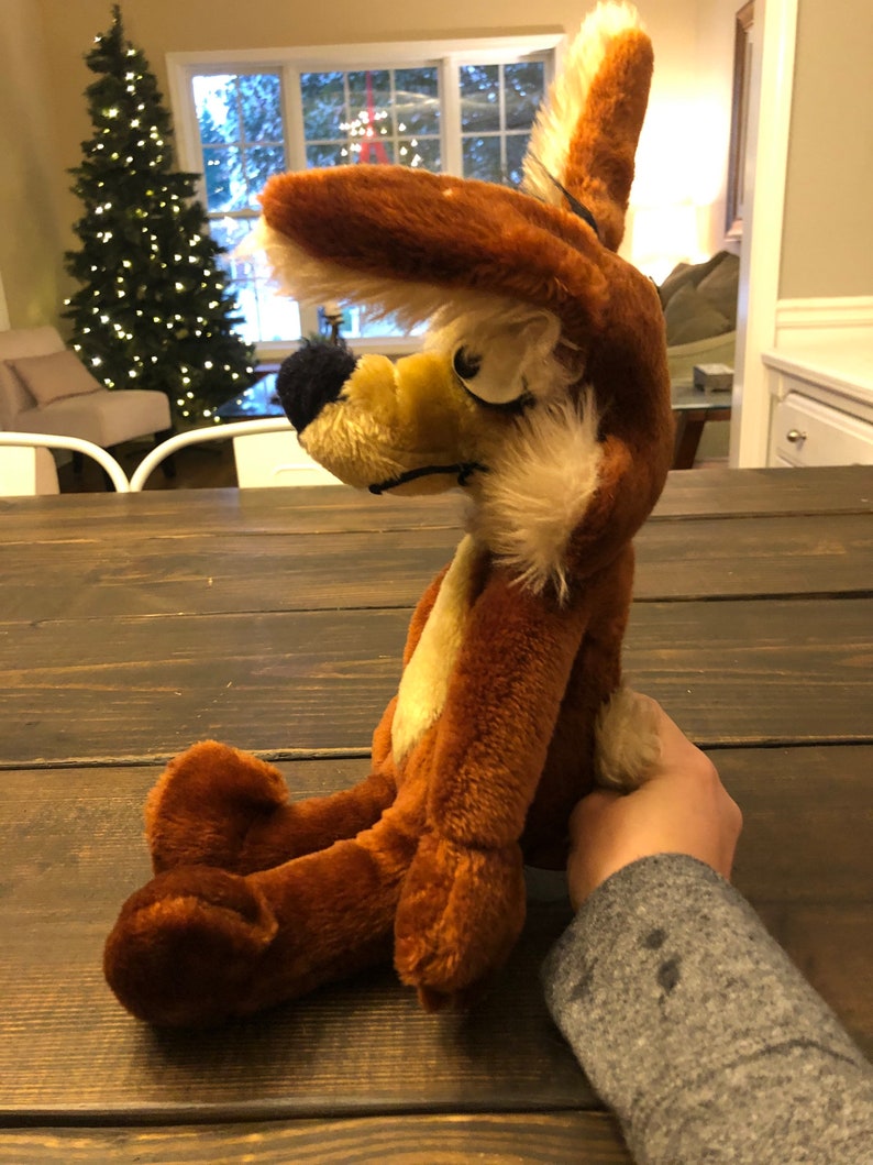 Vintage Looney Tunes Wile E Coyote Stuffed Animal Plush | Etsy Vintage Looney Tunes Wile E Coyote Stuffed Animal Plush | Etsy