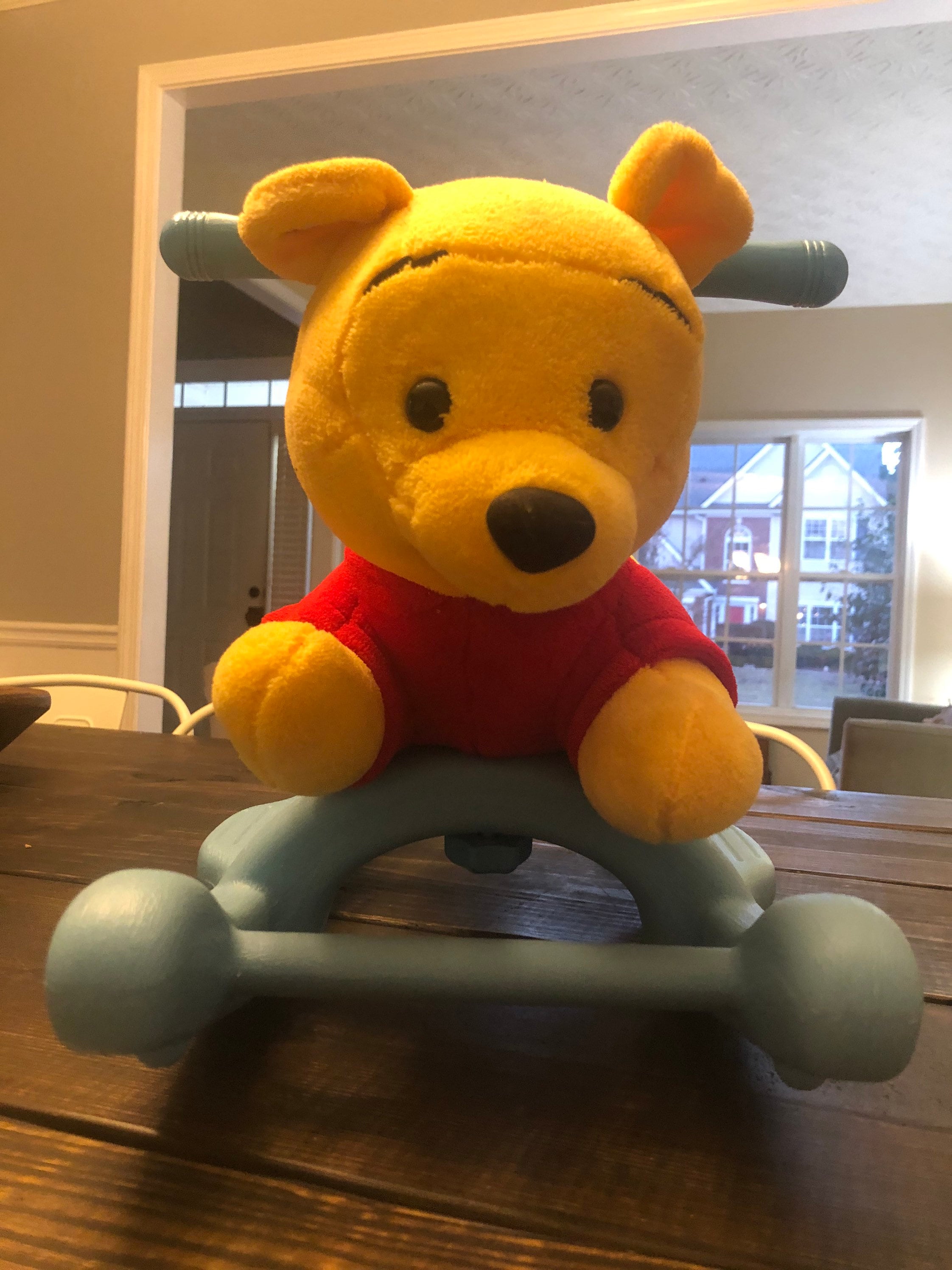 Lastig aftrekken heuvel Kiddieland Toy Disney Winnie the Pooh Plush Pooh Bear Rocking - Etsy