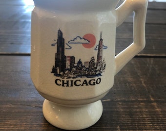 Vintage Souvenir Chicago Tall Mug