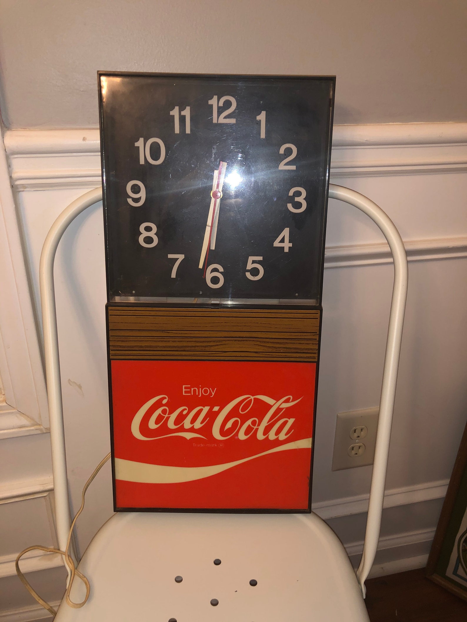 Vintage Working Coke Clock Sign by Ridan Displays Coca Cola Etsy