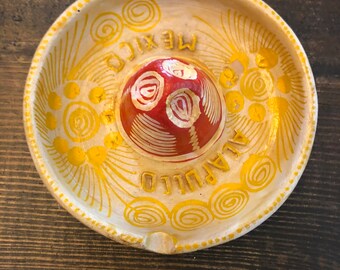 Vintage Acapulco Mexico Ash Tray Mexican Sombrero Hat
