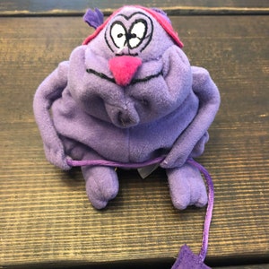 Disney Store Hercules Plush Purple Gargoyle Monster Bean Bag Bottom