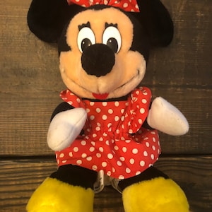 Vintage Minnie Mouse Plush Official Disney World parks