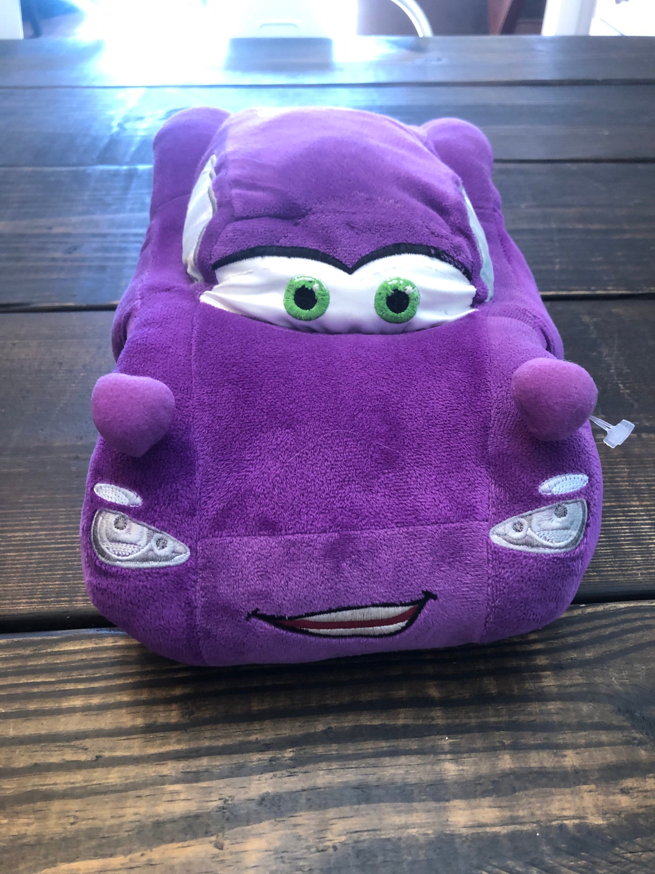 Disney Store Cars 2 Secret Agent Holley Shiftwell Purple Car Plush