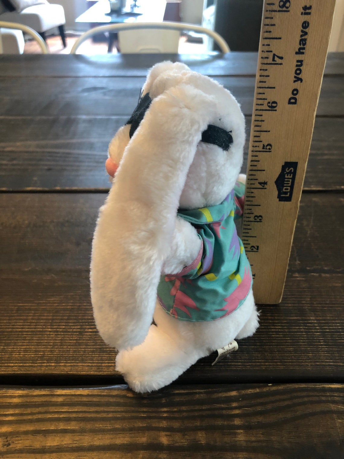 Vintage 1986 Applause Bunny Rabbit Plush Stuffed Animal With - Etsy