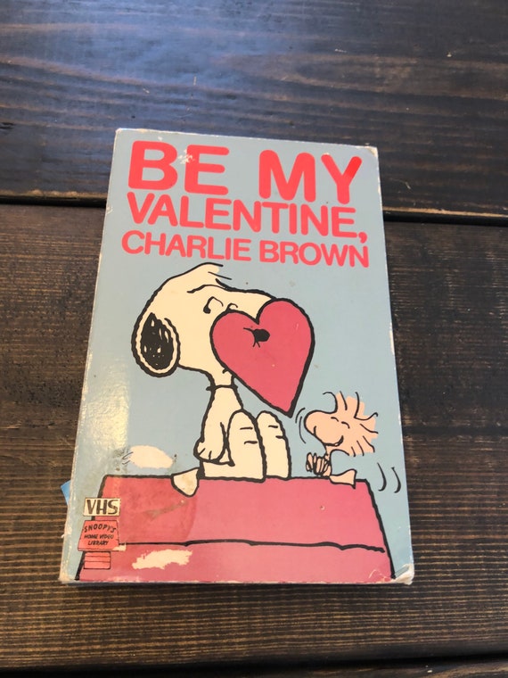 Vintage Charlie Brown Peanuts Snoopy Be My Valentine VHS Etsy
