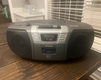 Vintage Aiwa CSD-ED26 Am/Fm Radio Cd and Cassette player Recorder CSDED26