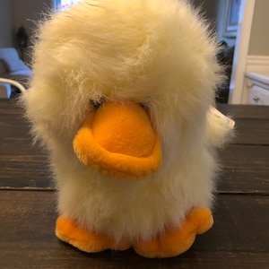 Vintage A and A plush Chicken Yellow Chick Stuffed Animal.