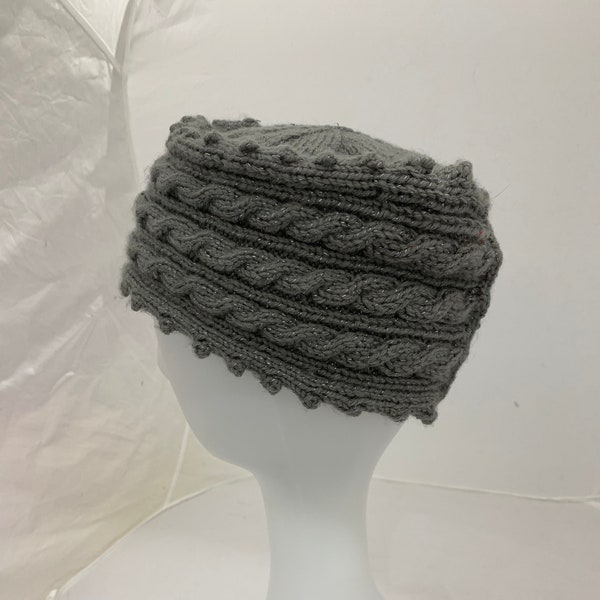 Knit Pillbox Hat Etsy