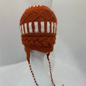 Hand Knit Earflap Hat
