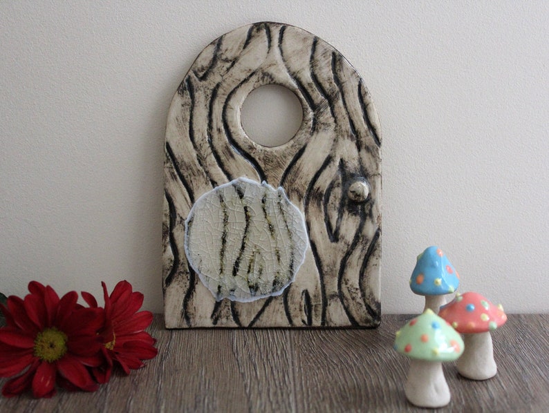 Sale Fairy Garden Door Fairy Tale Decor Miniature Woodland Etsy