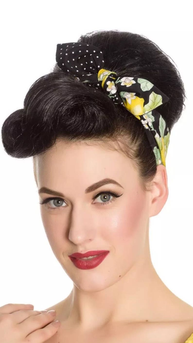 Vintage 40s Pin Up Style Landgirl Hair Band Etsy