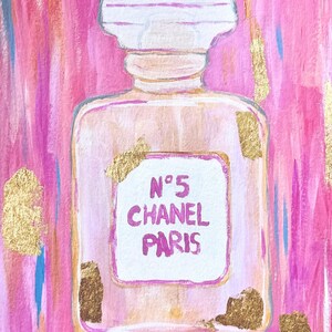 Drawing Chanel N5 New Original Chanel Wall Art, X 10, Chanel No