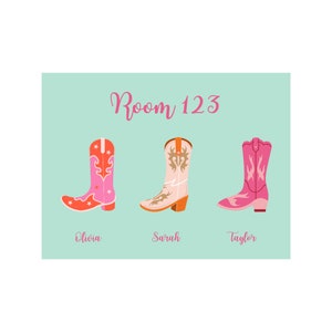 Gepersonaliseerde kamergenoot muurdecoratie, gepersonaliseerde prints voor slaapzaal, muurdecoratie slaapzaal voor studenten, preppy muurkunst, appartementdecor college