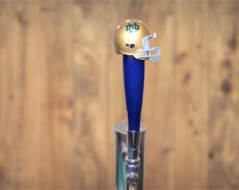 Fighting Irish Beer Tap Handle Kegerator Notre Football Brew Ale Dame Handmade New College Logo Pac 12
