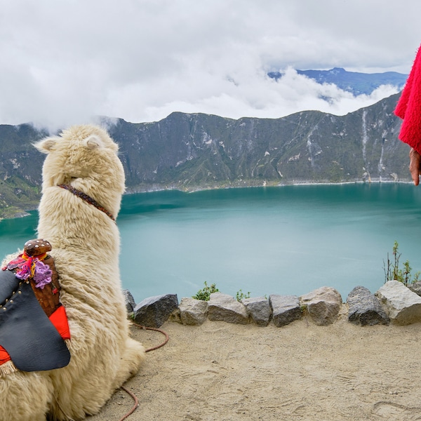 Quilotoa Lagoon, Ecuador