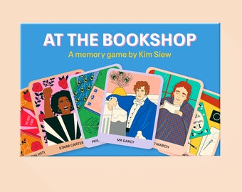 Illustrated Memory Card Game - At The Bookshop