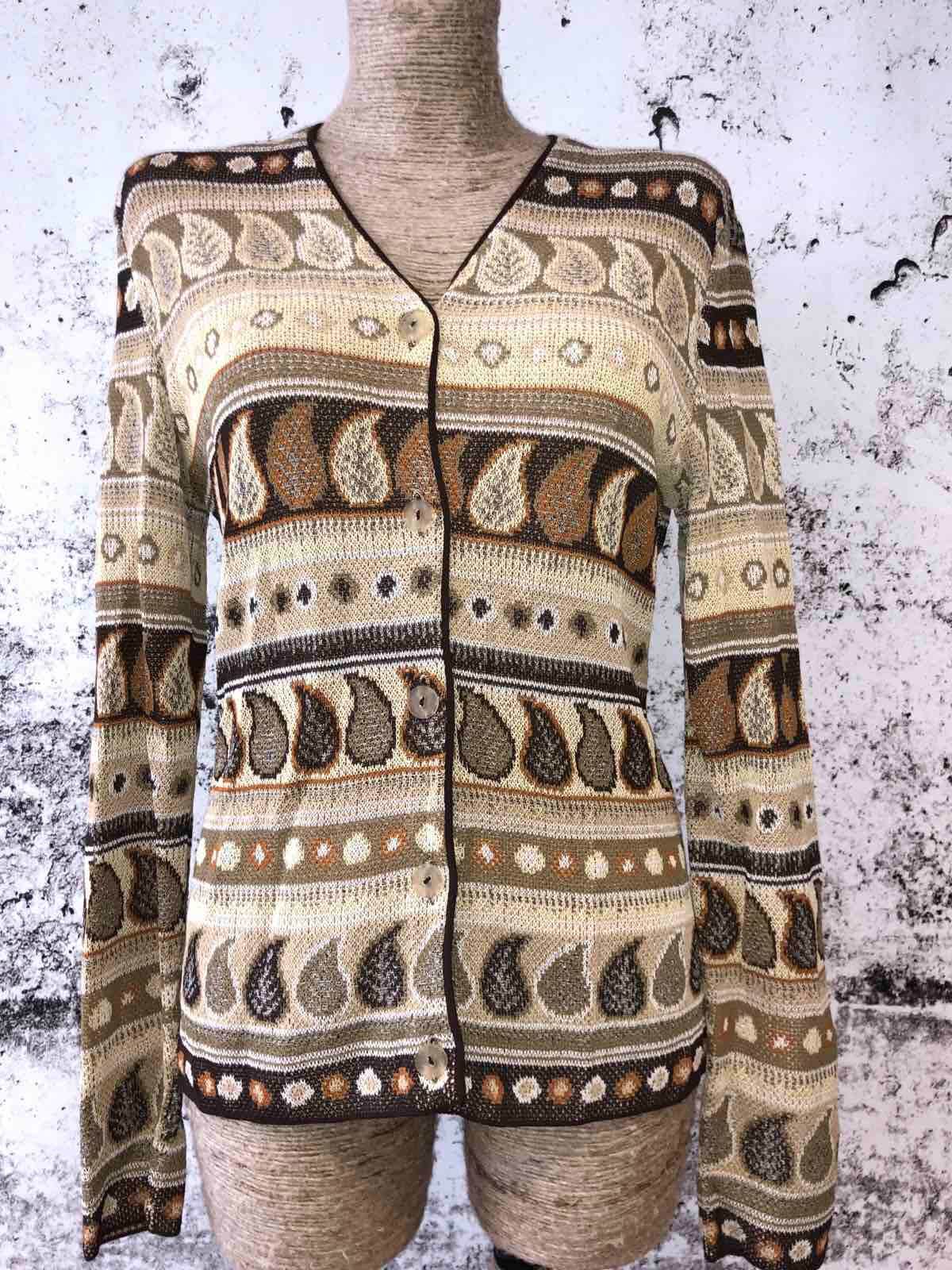 90s Vintage Missoni Sport Cardigan Top Size S/M - Etsy