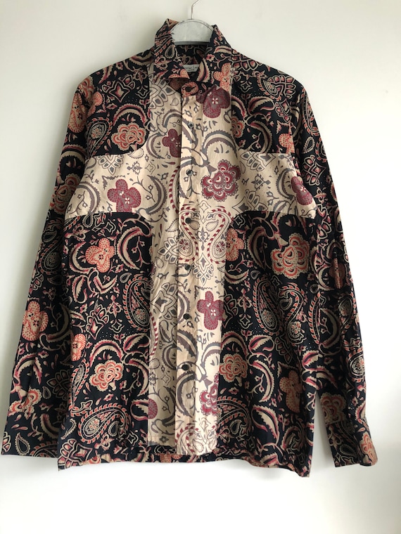 Christian Lacroix Homme shirt size L / vintage flo