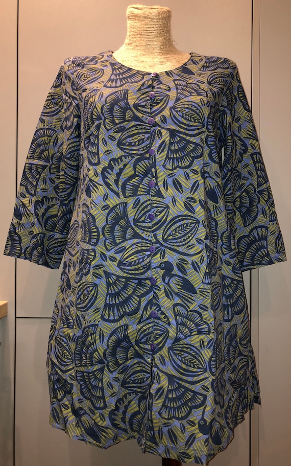 Gudrun Sjoden floral dress / tunic size S