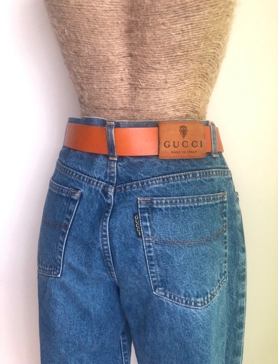 Vintage Gucci jeans oversized style 80s 90s Y2K j… - image 4