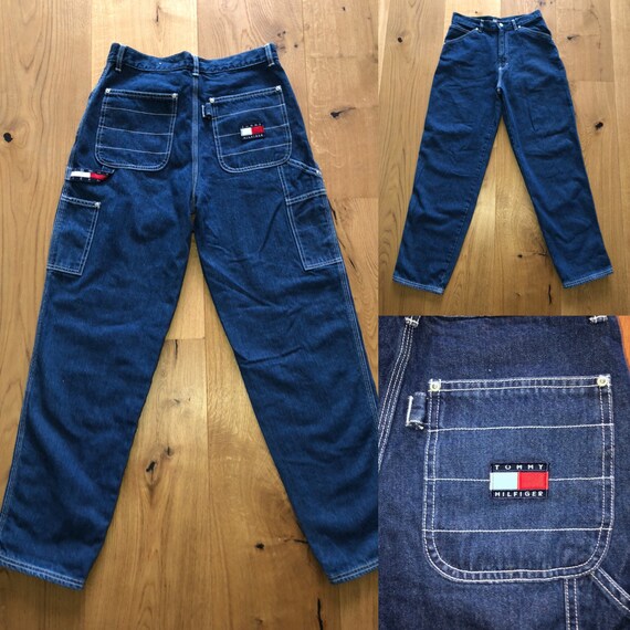 Vintage Tommy Hilfiger cargo jeans / carpenters je