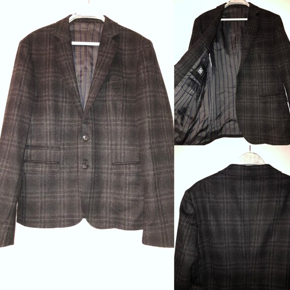 Men Dolce Gabbana Wool Jacket Dolca Gabbana Blazer Oversized Blazer Dolce Gabbana Check Wool Blazer Size L Etsy Canada