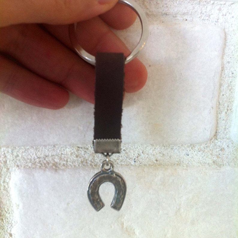Horseshoe Keychain Horse Lover Gift Llucky Horseshoe Lucky Etsy