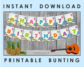tropical theme party etsy