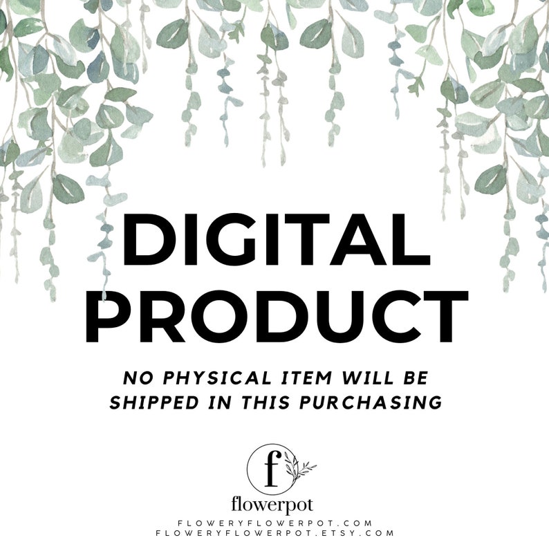 This is Instant Download or Digital Item. No physical item will be shipped in this purchasing