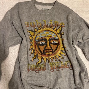 Urban outfitters sublime sun oversized crew neck sweatshir best sale