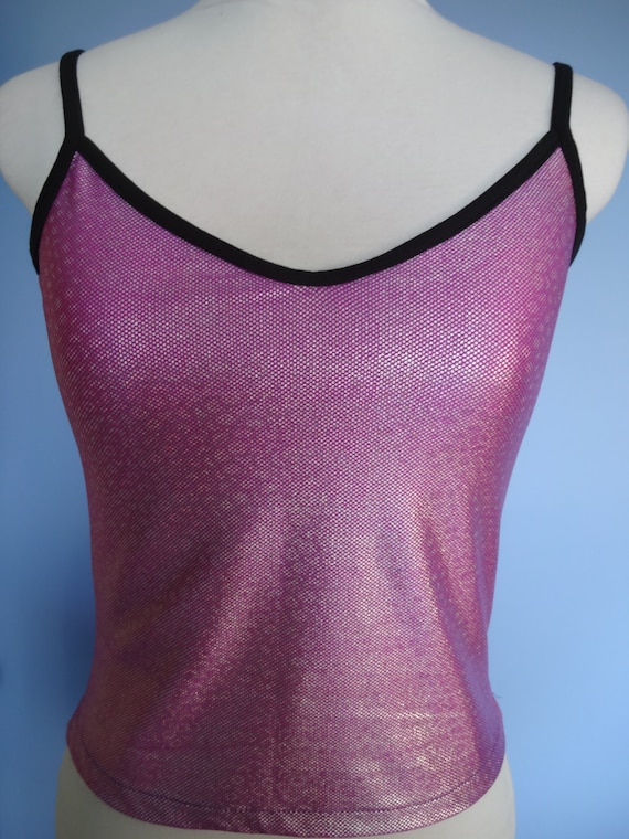 Futuristic Holographic Singlet Top | Etsy