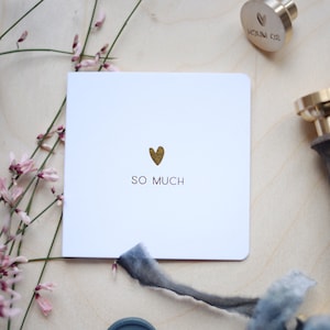 Cartão de amor romântico/folha prensada/relevo dourado/cartão de papel/cartão de amor/te amo imagem 1