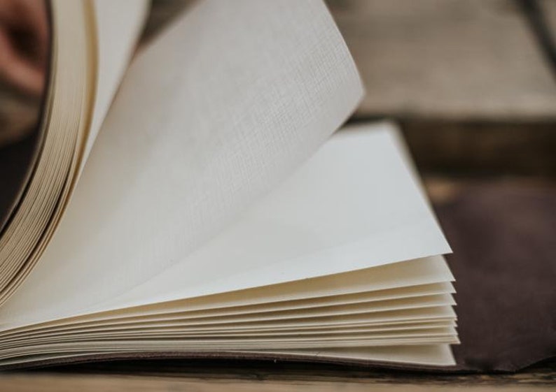 Rustic Leather Wedding Guest Book // Photo Album in Leather Etsy