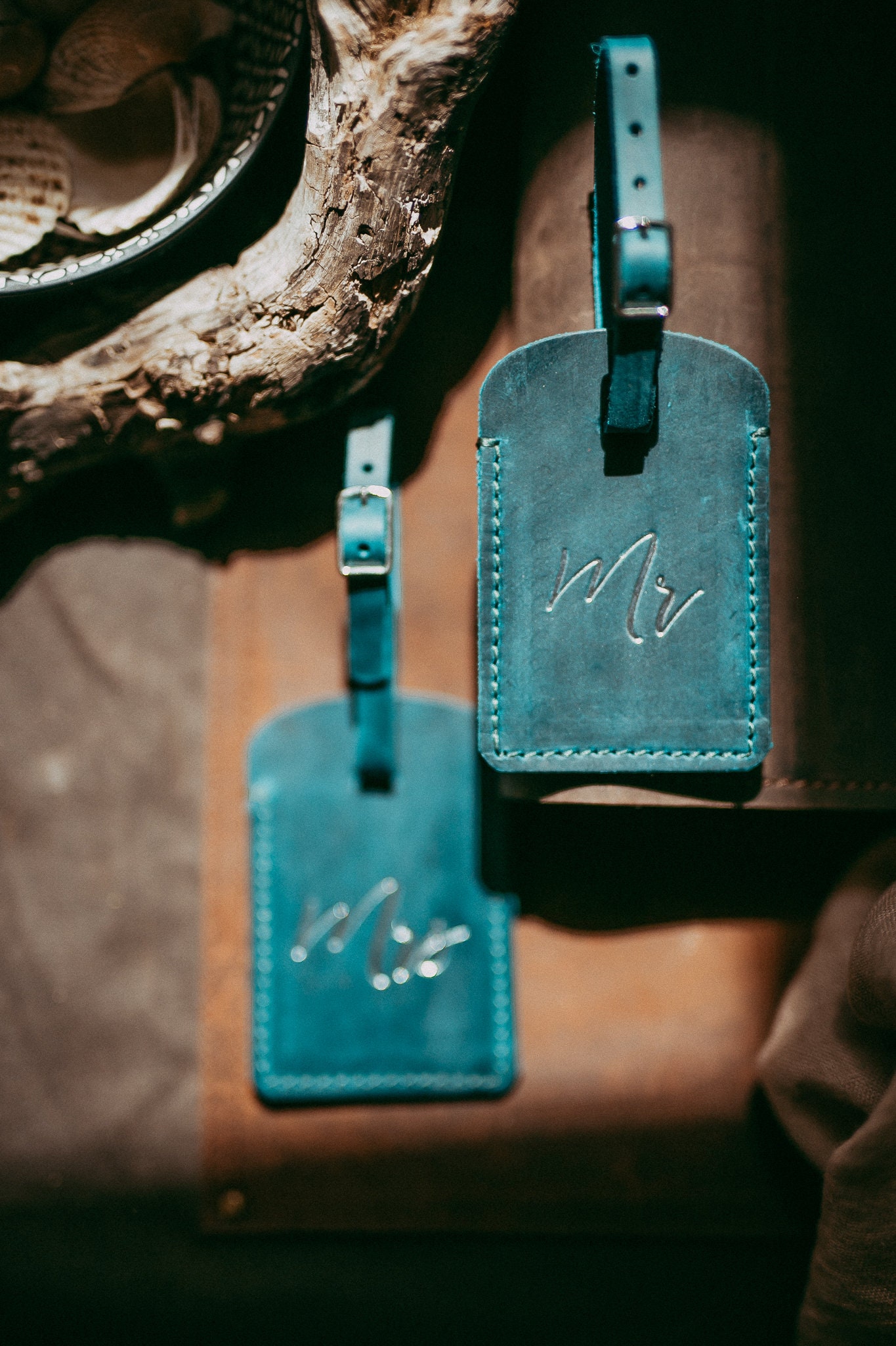 Ensemble D'étiquettes De Bagage Mr & Mrs, Cadeau De Mariage