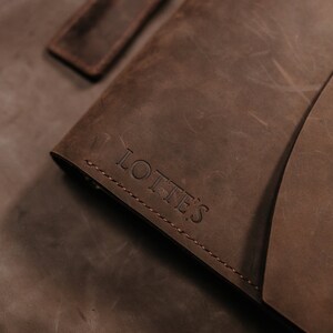 Customizable Rustic Leather Notebook With Refill // Notebook Journal A5 ...