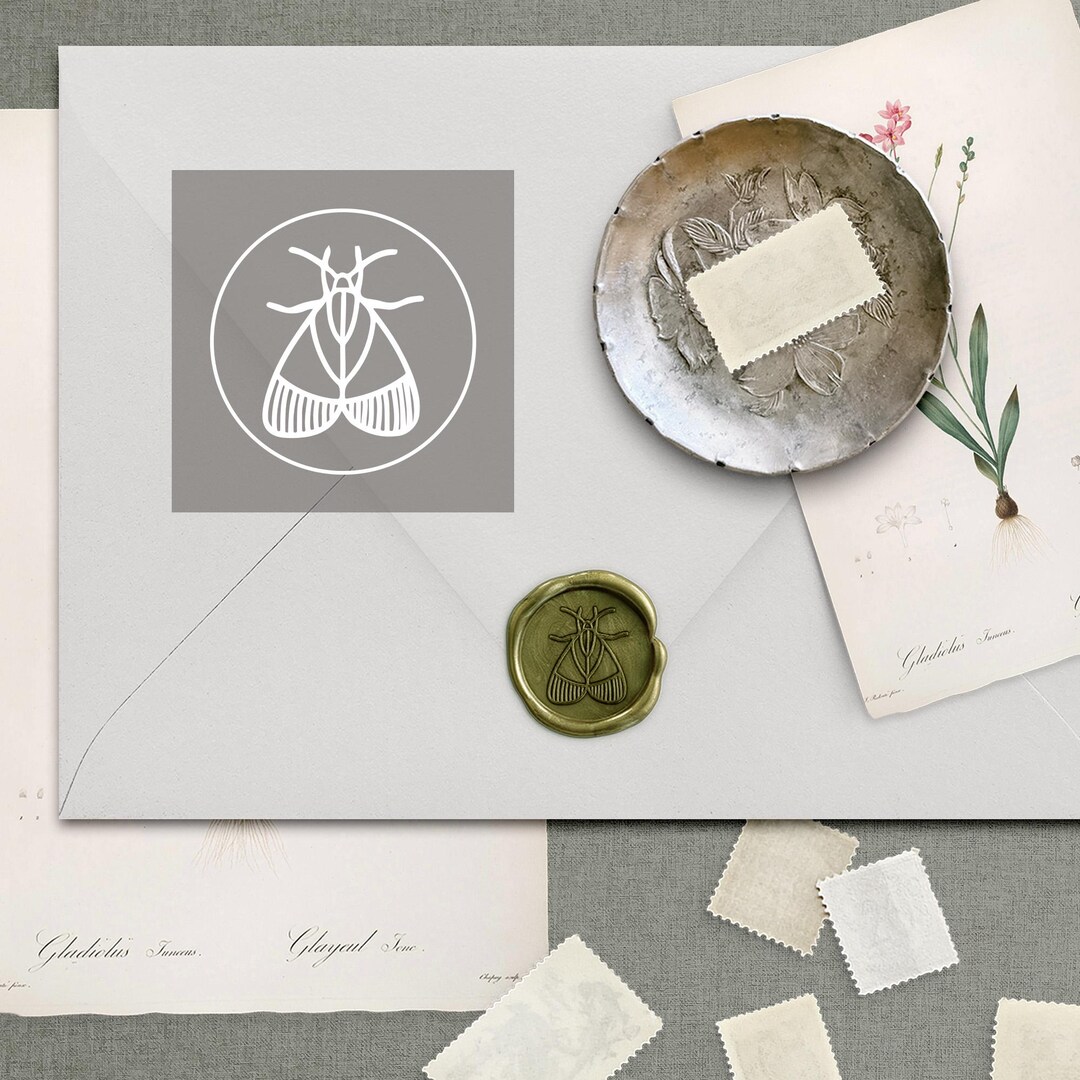 Insect II Nature Inspired Wax Seal Stamp – Nature Vintage Letter Seal ...