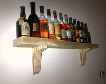 Hand made chunky rustic shelves 011