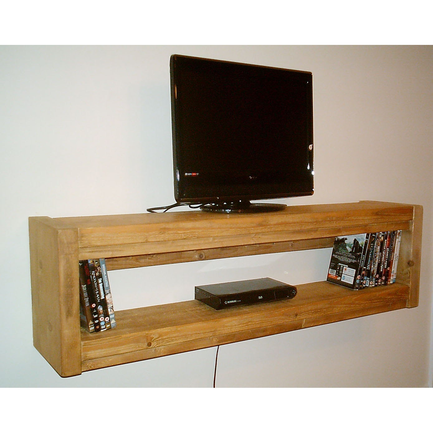 Wall Mounted Rustic Widescreen TV Unit in Various Sizes and Etsy UK