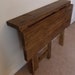 Rustic Space Saving Drop Leaf Breakfast Bar/Kitchen Table 014 