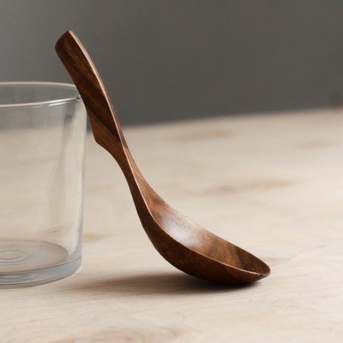 Wood Soup Spoon Chinese Soup Spoon Hand Carved Wooden Etsy